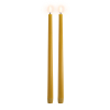 Uyuni Dinerkaars | Extra dun | Curry geel | 2,3 x 32 cm | 2-pack LUY00263 - 1