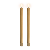 Uyuni Dinerkaars | Soft-fit cap | Goud | 2,3 x 25 cm | 2-pack