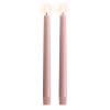Uyuni Dinerkaars | Soft-fit cap | Poederroze | 2,3 x 25 cm | 2-pack LUY00282 - 2