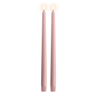 Uyuni Dinerkaars | Soft-fit cap | Poederroze | 2,3 x 32 cm | 2-pack LUY00283