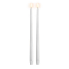 Uyuni Dinerkaars | Soft-fit cap | Wit | 2,3 x 32 cm | 2-pack LUY00276 - 2