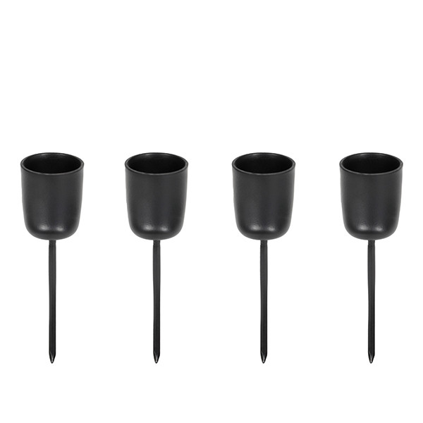 Uyuni Dinerkaars steker | 2,5x9 cm | Zwart | 4 stuks LUY00251 - 2