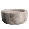 Uyuni Kaarsenhouder | Marmer | Beige | Ø 10 cm LUY00073 - 1