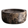 Uyuni Kaarsenhouder | Marmer | Bruin | Ø 10 cm LUY00072 - 2
