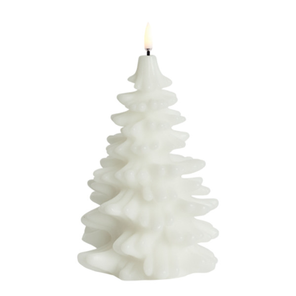 Uyuni Kerstboomkaars | Wit | 11 x 18 cm LUY00326 - 2