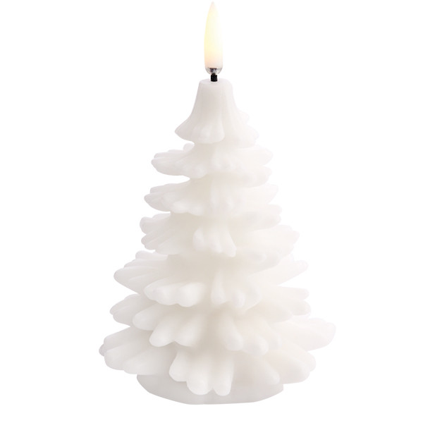 Uyuni Kerstboomkaars | Wit | 9 x 12 cm LUY00324 - 2