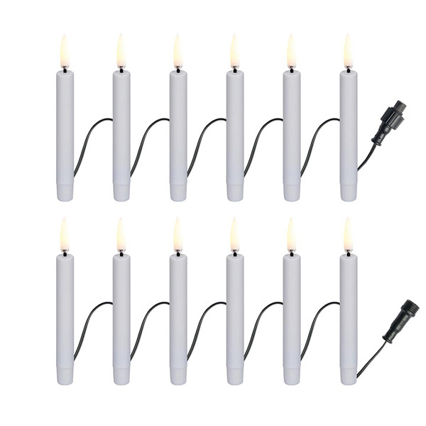 Uyuni Kerstboomkaarsen | 83 cm | 12 lampjes | Uitbreiding LUY00055 - 1