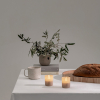 Uyuni LED Glaskaars | Beige | 6 x 7 cm LUY00105 - 1