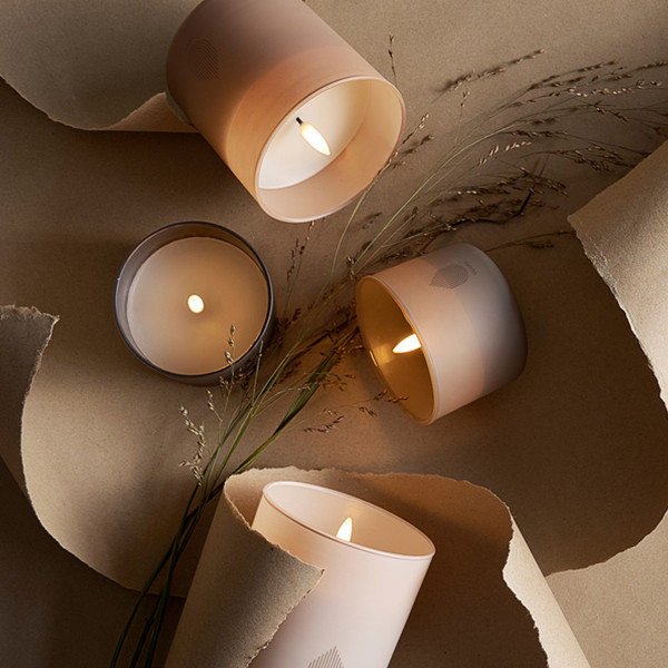 Uyuni LED Glaskaars | Beige |  8,2 x 6 cm LUY00106 - 3