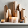 Uyuni LED Glaskaars | Beige |  8,2 x 6 cm LUY00106 - 4
