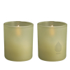 Uyuni LED Glaskaars | Lichtgroen blad | 6 x 7 cm | 2-pack LUY00113 - 1