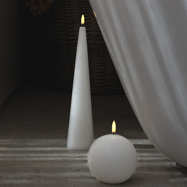 Uyuni LED Kegelkaars | Wit | 6,8 x 30 cm LUY00094 - 3