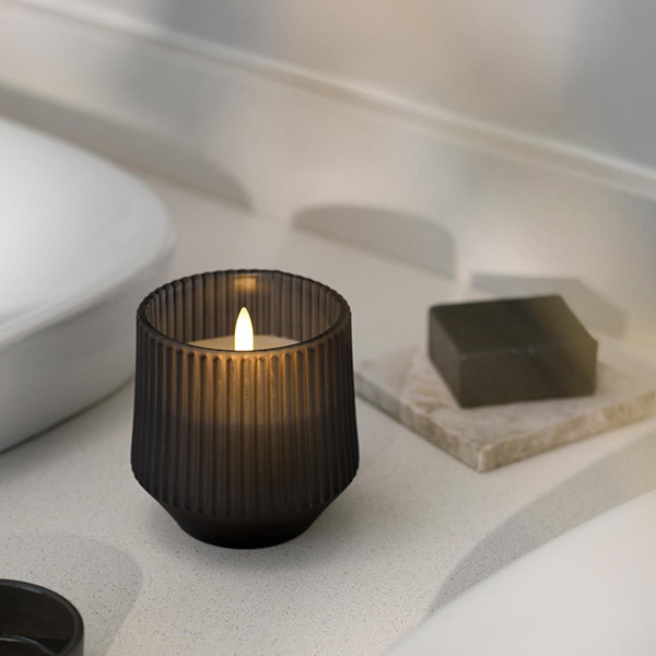 Uyuni Led Geurkaars | Harmony | Smokey | 8,5x9,5cm LUY00255 - 1