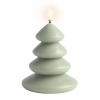 Uyuni Led Kerstboomkaars | Rond | Saliegroen | 11x13cm LUY00323 - 2
