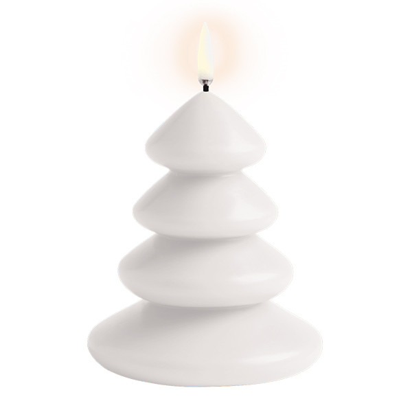Uyuni Led Kerstboomkaars | Rond | Wit | 11x13cm LUY00322 - 1