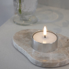 Uyuni Led Maxi waxinelichtje | Gesmolten midden | Zilver | 6,3 x 2,3 cm | 2-pack LUY00307 - 1