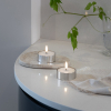 Uyuni Led Maxi waxinelichtje | Gesmolten midden | Zilver | 6,3 x 2,3 cm | 2-pack LUY00307 - 5