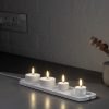 Uyuni Led Maxi waxinelichtjes | Oplaadbaar | Wit | 6 x 2,3 cm | 2-pack LUY00244 - 3