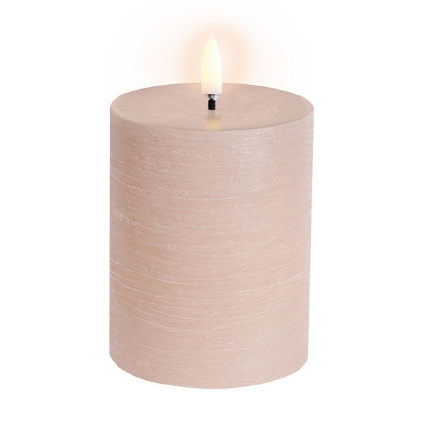 Uyuni Led kaars | Beige | Rustiek | 7,8 x 10 cm LUY00145 - 1