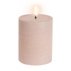 Uyuni Led kaars | Beige | Rustiek | 7,8 x 10 cm LUY00145 - 1