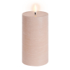 Uyuni Led kaars | Beige | Rustiek | 7,8 x 15 cm LUY00146 - 2