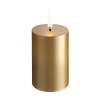 Uyuni Led kaars | Goud | Glad | 5 x 7,5 cm LUY00153 - 2
