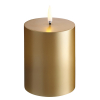 Uyuni Led kaars | Goud | Glad | 7,8 x 10 cm LUY00154 - 2