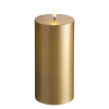 Uyuni Led kaars | Goud | Glad | 7,8 x 15 cm LUY00155 - 2
