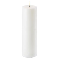 Uyuni Led kaars | Wit | 7,8 x 25 cm LUY00178