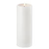 Uyuni Led kaars | Wit | Verhoogde rand | 7,8 x 20 cm LUY00188 - 1
