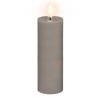 Uyuni Led kaars | Zandsteen | Gesmolten midden | 5 x 14,5 cm LUY00205 - 1