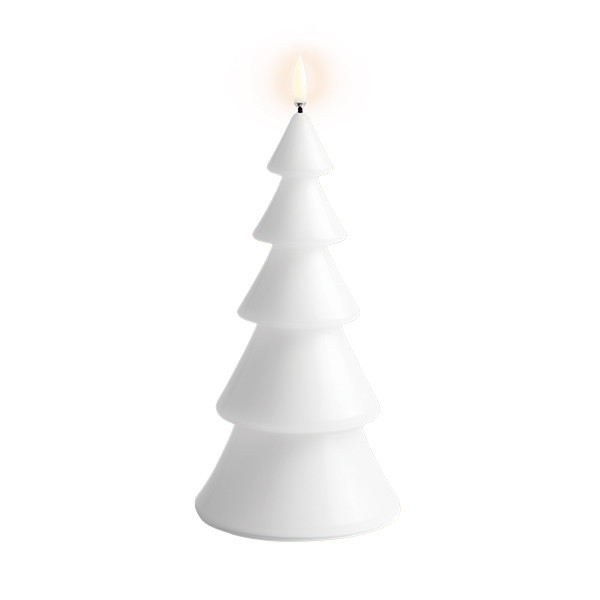 Uyuni Led kerstboomkaars | Glad | Wit | 10x20cm LUY00319 - 2