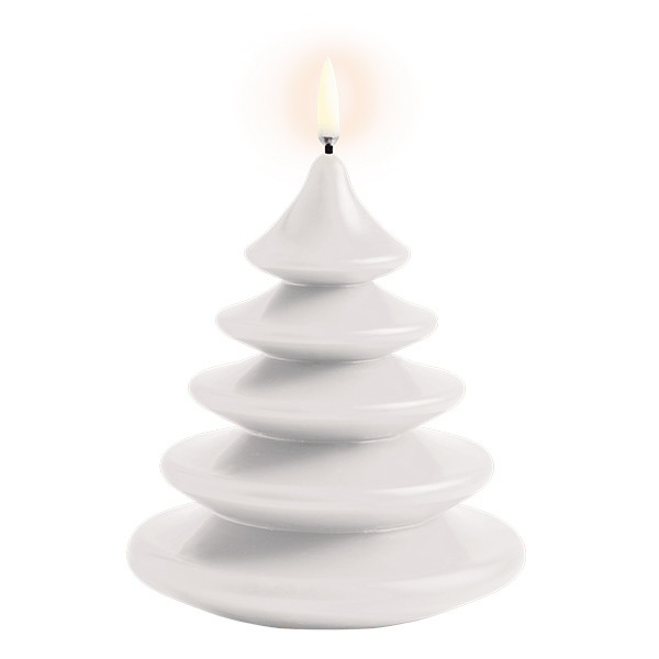 Uyuni Led kerstboomkaars | Glad | Wit | 13x15cm LUY00317 - 2