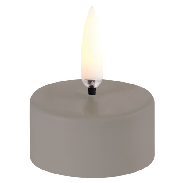 Uyuni Led waxinelichtje | Batterij | Wax | Zandsteen | 4 x 2,1 cm LUY00313 - 1