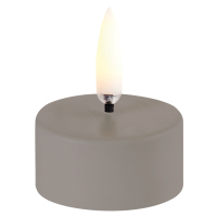 Uyuni Led waxinelichtje | Batterij | Wax | Zandsteen | 4 x 2,1 cm LUY00313