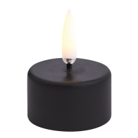 Uyuni Led waxinelichtje | Batterij | Zwart | 4 x 2,1 cm LUY00310