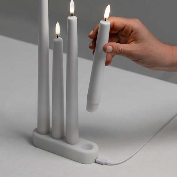 Uyuni Oplaadbasis | USB-C | Dinerkaars | 4 kaarsen LUY00233 - 1