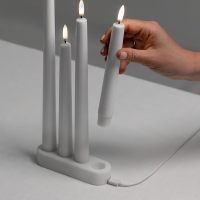 Uyuni Oplaadbasis | USB-C | Dinerkaars | 4 kaarsen LUY00233