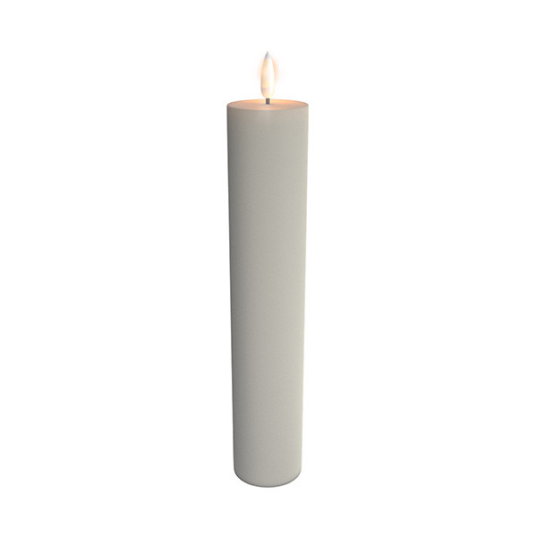 Uyuni Pillar led-kaars Ivory (5 x 25 cm)  LUY00004 - 1