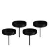 Uyuni Stompkaars steker | 6,3 x 7,2 cm | Zwart | 4 stuks LUY00250 - 1
