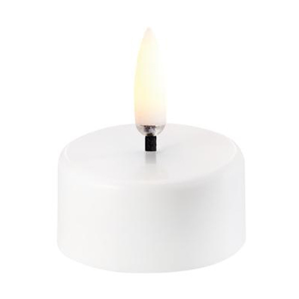 Uyuni led waxinelichtje | Oplaadbaar | Wit | 3,9 x 2,3 cm | 2-pack LUY00243 - 2
