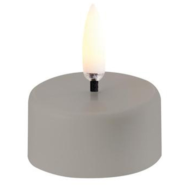 Uyuni led waxinelichtje | Oplaadbaar | Zandsteen | 3,9 x 2,3 cm | 2-pack LUY00241 - 2