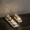 Uyuni led waxinelichtje | Oplaadbaar | Zandsteen | 3,9 x 2,3 cm | 2-pack LUY00241 - 4