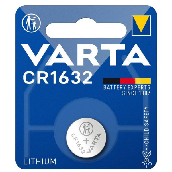 Varta CR1632 / DL1632 / 1632 Lithium knoopcel batterij 1 stuk  AVA00047 - 1