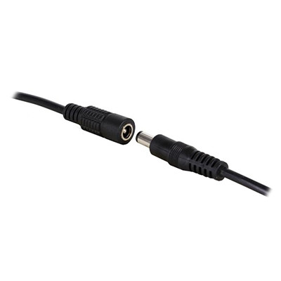 DC voedingsconnector met kabel (24VDC, 2A) mannelijk-vrouwelijk, 50 cm LVE00163 - 1