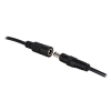 DC voedingsconnector met kabel (24VDC, 2A) mannelijk-vrouwelijk, 50 cm LVE00163 - 1