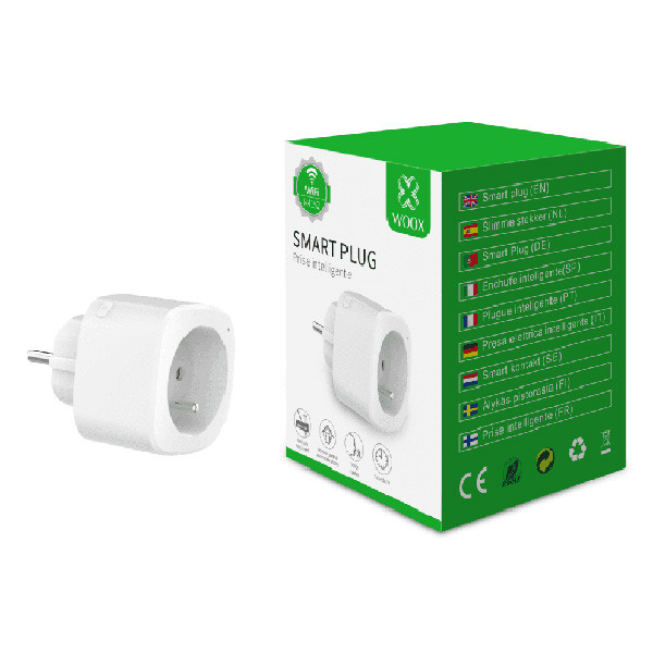 WOOX R4152 Smart Plug | Max. 3680W | Wit (BE/FR)  LWO00046 - 1