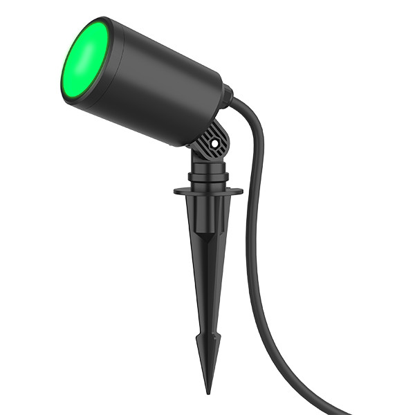 WOOX R5147 Smart Garden spotlight zwart | 3000-6500K + RGB | 520 lumen | 7W (40W)  LWO00072 - 5