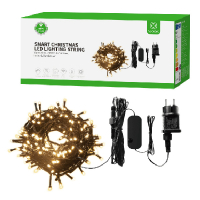 WOOX R5168 Slimme kerstverlichting | 20 meter | Warm wit (200 leds, Wifi, Muziek, IP44)  LWO00079