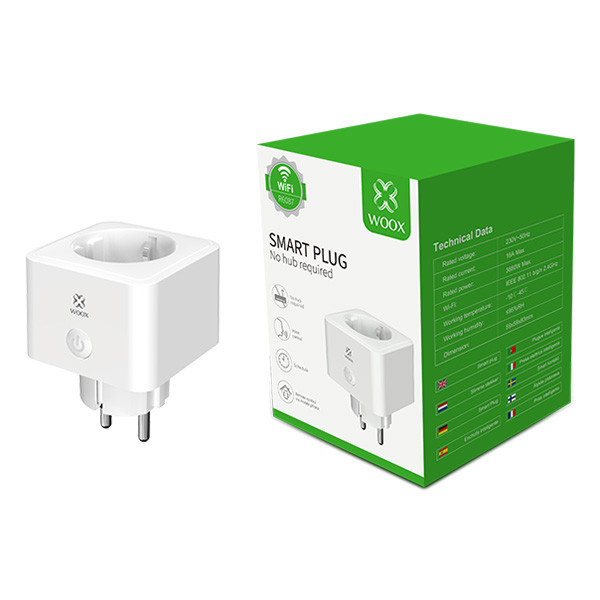 WOOX R6087 Smart Plug | Max. 3680W | Wit (NL)  LWO00065 - 1